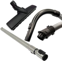 Fixem stofzuiger accessoire set compleet, geschikt voor Miele S4000 t/m S4999 - S5000 t/m S5999, 7330631 - Slang met greep telescoopbuis harde vloeren borstel - klik systeem - Service set — thumbnail 1