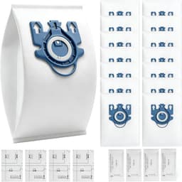 Stofzuigerzakken -Geschikt voor Miele Classic C1, Complete C2 & C3 - 23-delige set - 3D AirClean Efficiëntie - Inclusief Zelfsluitende Hygiënesluiting - Vervanging voor S400, S2, S5, S8 Series - Type 10123210 — thumbnail 1