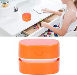 Draadloze Desktop Stofzuiger - Mini Tafelreiniger - Bureau Schoonmaken - 360 Graden Draaibaar - 8x8x6 cm - Zwart — thumbnail 5