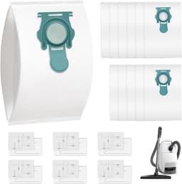 13 stuks - 10 vervangende stofzuigerzakken + 3 sets filterkatoen - compatibel met Miele TU Guard L1 / Guard S1 / CO Guard M1 - stofzuigeraccessoires (stofzakken) — thumbnail 1