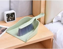 Kleine Bezem en Stoffer - Reinigingsset Veegset - Bureau Schoonmaken - Compact Haakontwerp - Niet gespecificeerd - Afbeelding Kleur — thumbnail 2