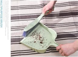 Kleine Bezem en Stoffer - Reinigingsset Veegset - Bureau Schoonmaken - Compact Haakontwerp - Niet gespecificeerd - Afbeelding Kleur — thumbnail 4