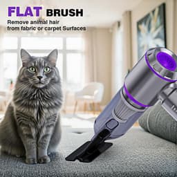 Draagbare Kruimeldief - Auto Stofzuiger - Auto en Huis - 4-in-1 Functie - 22000PA Zuigkracht - Zilverpaars — thumbnail 5
