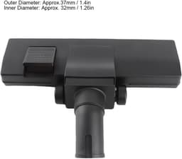 Dailygoods- Vloerborstel 360 Graden Draaibaar - Universele Bevestiging - Geschikt voor Stofzuiger met 32 mm Binnendiameter - Duurzaam Kunststof - Geschikt voor Tapijten en Harde Vloeren - Stofzuigerborstel — thumbnail 4