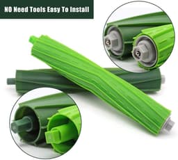Dailygoods- Rubber Roller Hoogwaardige Vervanging - 2 Set Rolborstels - Compatibel met iRobot Roomba S9 - Duurzaam Materiaal - Eenvoudig te Installeren - Rolborstel — thumbnail 3