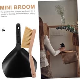 Mini Bezem Stoffer - Reinigingsset Bureau - Bureau Schoonmaken - Compact Ontwerp - 332 x 216 x 5 cm — thumbnail 5