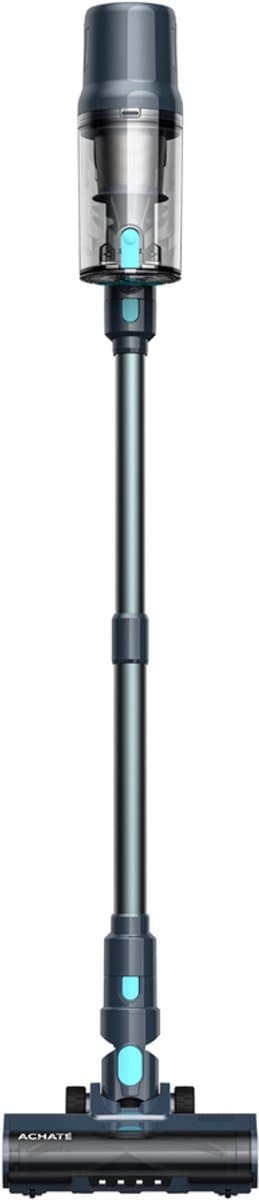 Achaté Steelstofzuiger V2 Draadloos – 300W Krachtige Stofzuiger Zonder Zak – Handstofzuiger & Kruimeldief – HEPA Filter – 4 Opzetstukken – LED Verlichting – Wandmontage – 50 min Accu — afbeelding 1