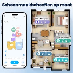 AIRROBO L50+ Robotstofzuiger - met dweilfunctie en leegstation – Antitangle rubberen borstel – Ideaal voor haar van huisdieren – 240 minuten looptijd — thumbnail 2