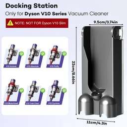 aladdien - Oplaadbare Muur Docking Station - Stofzuiger Accessoires - Ruimtebesparend - Geschikt voor Dyson V10 SV12 - Hoogwaardige Kwaliteit — thumbnail 4