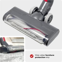 Borstelkop Stofzuiger - Turbinekop Vervanging - Effectief Reinigen - Slijtvast Ontwerp - Voor Model V15 - Zwart — thumbnail 2