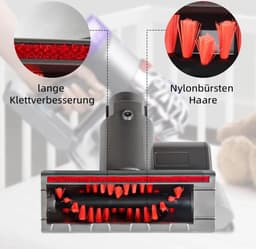 Mini-turbomondstuk Geschikt voor Dyson V7/V8/V10/V11/V15 stofzuigers — thumbnail 2