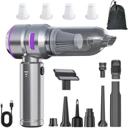 Draagbare Stofzuiger - Handstofzuiger Auto - Auto Interieur Reinigen - Borstelloze Motor - 500 Gram - Paars — thumbnail 1