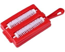 Kruimelborstel Dubbele Borstel - Schoonmaker Collector - Tafel Snel Schoon - Opvangbak Ingebouwd - 2 x 2 cm - Niet gespecificeerd