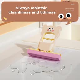 Kleine Bezem - Mini Mop Desktop Mop - Kleine Ruimtes Schoonmaken - Inklapbare Handgreep — thumbnail 3