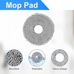 20 stuks Accessoireset - 1 hoofdrolborstel, 4 hepa-filters, 4 dweilpads, 6 zijborstels, 4 stofzakken, 1 borstel - Voor Roborock Qrevo S/QRevo Pro/QRevo MaxV/Qrevo Plus vervangende onderdelen voor robotstofzuigers — thumbnail 4