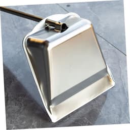 Stoffer en blik - Huishoudelijk gereedschap - Efficiënt schoonmaken - Staande stofpan - 87 cm lengte - Zilver en roze — thumbnail 2