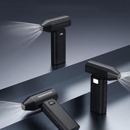 Draadloze Stofblazer - Elektrische Lucht - Apparaten Reinigen - 6000mAh Batterij - 15.6x11.6x4.2cm - Zwart — thumbnail 3