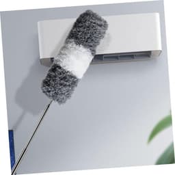 Microvezel Stofveger - Verlengbare Plumeau - Huis en Auto Reinigen - Flexibele Kop - 250 cm - Wit — thumbnail 4