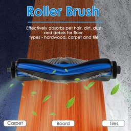 12-delige - 1 rolborstel, 2 borstelrollen, 2 zijborstels, 3 stofzakken, 4 HEPA-filters - Voor ECOVACS DEEBOT X8 Pro Omni/ X8 Omni robotstofzuiger — thumbnail 4