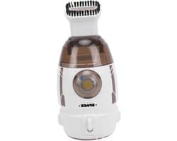 Mini-desktopstofzuiger, Draagbare Elektrische Reiniger met 600 Pa Zuigkracht en 55 Ml Capaciteit, voor Bureaureiniging Kruimels Papiersnippers Toetsenbordstof (GRAY)