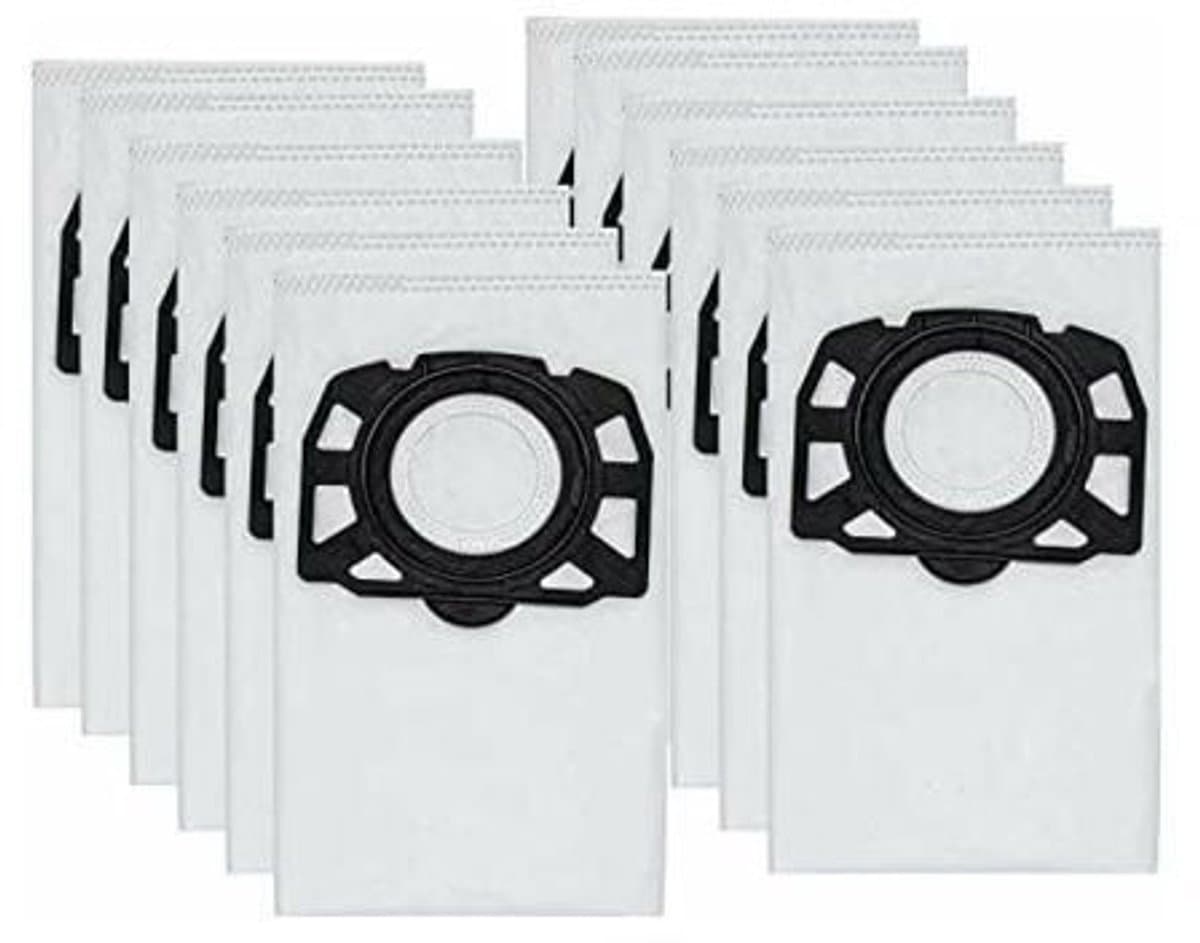 12 KFI 357 stofzuigerzakken, compatibel met Kärcher KWD1, KWD2, KWD3, WD2 Plus, WD3, SE 4001, SE 4002 en 2.863-006.0 — afbeelding 1