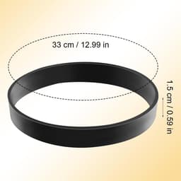 Stofzuigerriemen - Aandrijfriemen Rubber - Stofzuiger Onderhoud - Breukbestendig Rubber - 2 stuks - Zwart — thumbnail 2