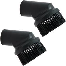 2 stuks - Plumeau opzetborstel stofzuiger - Stofzuiger Plumeau - Geschikt voor Miele en 35mm buizen - Voor Meubels, Plinten, Gordijnen - niet draaibaar - zwart — thumbnail 1