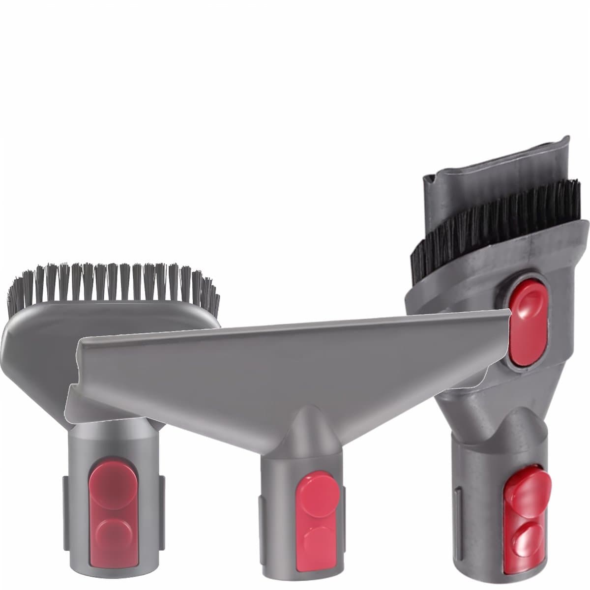 3x Stofzuigerkop geschikt voor Dyson V7 V8 V10 V11 V15 - zuigmonden set accessoires opzetstukken — afbeelding 1