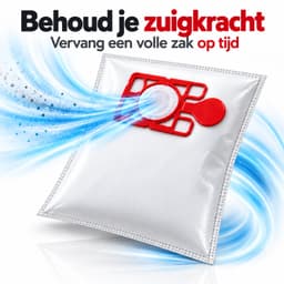 Montzys® Stofzuigerzakken Geschikt voor Numatic Henry, James en Hetty NVM-1CH Hepa - 10 Stuks - Stofzuiger Zakken — thumbnail 4