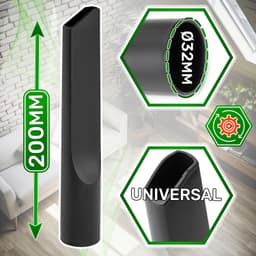 Stofzuigermondstuk - Universeel - 32 mm - Plat ontwerp — thumbnail 2