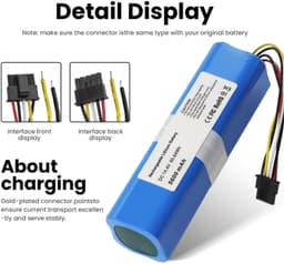 Stofzuigeraccu - 14,4 V - 5600 mAh - voor Conga 4090/4490/4590/4690 — thumbnail 5