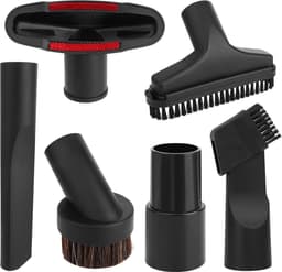 Geschikt voor Philips Stofzuigeraccessoires: 6-delige 2-in-1 Ronde PP Borstelkop (32mm Binnen diameter) — thumbnail 1