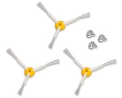 3x Zijborstels voor iRobot Roomba 500, 600, 700 Serie - Blauwe Module