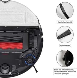 PromoHome 17 stuks accessoires voor Roborock S8/S8+ robotstofzuiger met 2 hoofdborstels, 4 reinigingsdoeken, 4 filters, 6 zijborstels, 1 reinigingsborstel — thumbnail 3