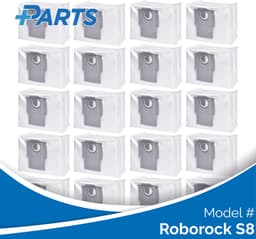 Roborock S8 Stofzakken (20 Stuks, Plus.Parts® alternatief voor 8.02.0132) — thumbnail 1