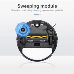Zijborstels voor Ecovacs Deebot T8/T9/N8/X1 Omni/X1 Turbo/T10 Omni/T10 Turbo/T20 Omni/T9+/N8+/N8 Pro/N8 Plus/950/920/T8+/T8 AIVI/T8 Max robotaccessoires, 8 zijborstels, 1 reinigingsborstel — thumbnail 3