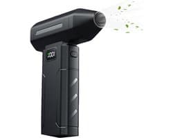 Draadloze Stofblazer - Elektrische Lucht - Apparaten Reinigen - 6000mAh Batterij - 15.6x11.6x4.2cm - Zwart