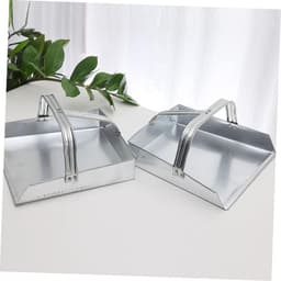 Mini Stofblik - Tafel Stoffer - Keuken Schoonmaken - Roestvrij Staal - 27 cm - Zilver — thumbnail 4