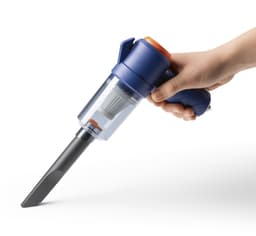 CLEANmaxx accu-handstofzuiger in een 6-delige set | Draadloze en zakloze handstofzuiger | 2-in-1 met zuig- en blaasfunctie | Ideaal voor in de auto, kruimels en dierenharen | Inclusief noodhamer en gordelsnijder — thumbnail 3