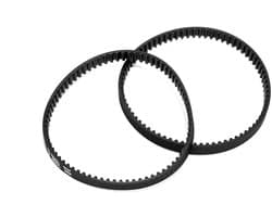 Stofzuiger Riem - Aandrijfriem Vervanging - Stofzuigen - V-vorm Ontwerp - 225 mm - Zwart