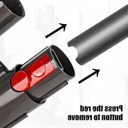 Accessoirehouder voor stofzuiger met wandmontage, 6 opbergcanisters voor Dyson-modellen V7, V8, V10, V11 en V15 — thumbnail 4