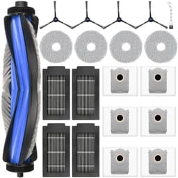 Dailygoods- Accessoireset 20-delig - Hoofdborstel - Dweilpads/Filters - Stofzakken/Zijborstels - Reinigingsborstel - Compatibel met Ecovacs Deebot T50 Omni/T50 Pro Omni - Robotstofzuigeraccessoires — thumbnail 1