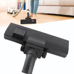 Dailygoods- Vloerborstel 360 Graden Draaibaar - Universele Bevestiging - Geschikt voor Stofzuiger met 32 mm Binnendiameter - Duurzaam Kunststof - Geschikt voor Tapijten en Harde Vloeren - Stofzuigerborstel — thumbnail 5