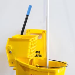 Dweil Emmer Steel - Reinigingsaccessoire - Efficiënt Schoonmaken - Roestvrij Staal - 37x31x37 cm - Zwart — thumbnail 3