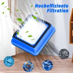 Geschikt voor 4-delige filterset voor AEG QX6 QX7 QX8-2 ASKW1 stofzuigers — thumbnail 2