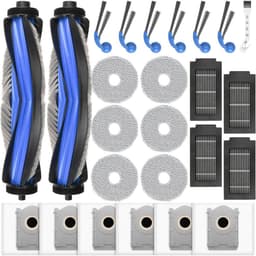 25-delige accessoirekit Geschikt voor Ecovacs Deebot T30C, T30C Omni en T30C Omni Gen2 robotstofzuigers: 2 hoofdborstels, 6 stofzakken, 4 filters, 6 dweilpads, 6 zijborstels en 1 reinigingsborstel. — thumbnail 1