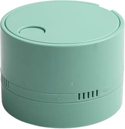 Mini desktop stofzuiger - Bureau reiniger - Werkplek schoonhouden - Krachtige zuigkracht - 9 x 9 x 7 cm - Groen — thumbnail 4