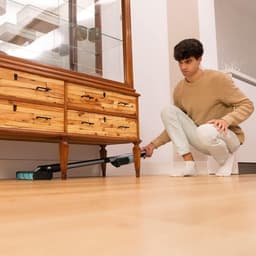 Draadloze Steelstofzuiger - Lichtgewicht Reiniger - Snel Huis Schoonmaken - Dubbele Borstelkop - 238 kg — thumbnail 2