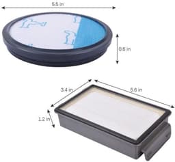 Twee filtersets Geschikt voor de stofzuigers Rowenta RO3731EA, RO3753EA, RO3786EA, RO3718EA, RO3724EA, RO3798EA, Moulinex en Tefal Compact. — thumbnail 2