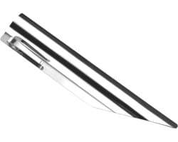 Kruimel Vanger - Tafel Schraper - Snelle Reiniging - Roestvrij Staal - 16 cm - Zilverkleurig
